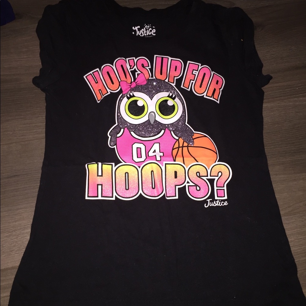 Justice hoo’s for hoops shirt